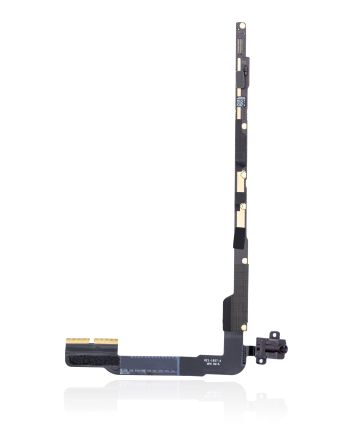 Black iPad 3 / iPad 4 (4G Model) Headphone Jack And PCB Board With Flex Cable
