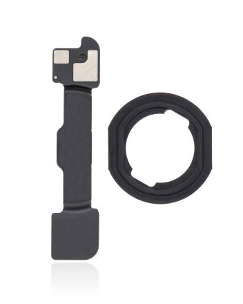 White iPad Mini 3 Home Button Holding Bracket With Rubber Gasket