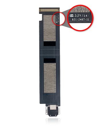 Gold iPad Pro 12.9" 1st Gen (2015) (Cellular Version) (Silver / Gold) Charging Port Flex Cable