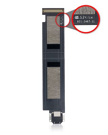 Space Gray iPad Pro 12.9" 1st Gen (2015) (WiFi Version) Charging Port Flex Cable