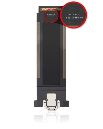 Silver  iPad Pro 12.9" 2nd Gen (2017) (Cellular Version) (Silver / Gold) Charging Port Flex Cable