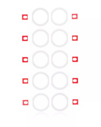 White iPad Pro 10.5"  (10 Pack) Home Button Gasket