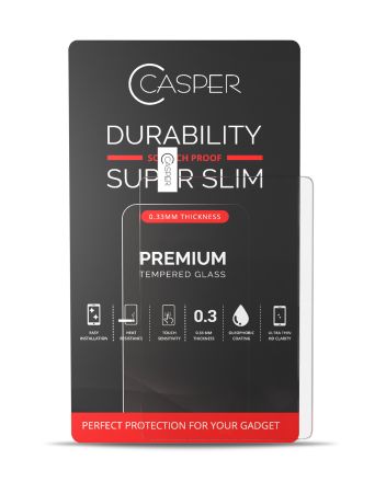 Casper Clear iPad Mini 1 / iPad Mini 2 / iPad Mini 3 (Retail Pack) (Clear) Casper Pro Tempered Glass