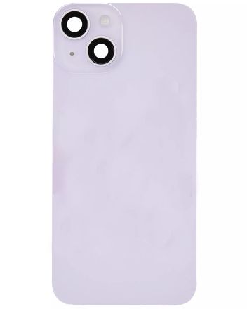 Purple iPhone 14  (No Logo) Back Glass With Steel Plate With MagSafe Magnet Pre-Installed