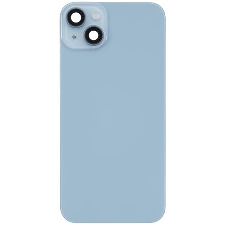 Pull Blue iPhone 14 Plus (Used OEM Pull: Grade A) Back Glass With Steel Plate With MagSafe Magnet Pre-Installed