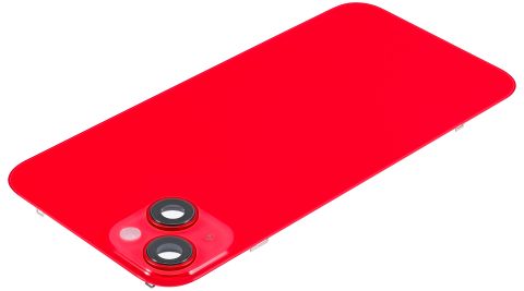 Pull Red iPhone 14 Plus (Used OEM Pull: Grade A) Back Glass With Steel Plate With MagSafe Magnet Pre-Installed