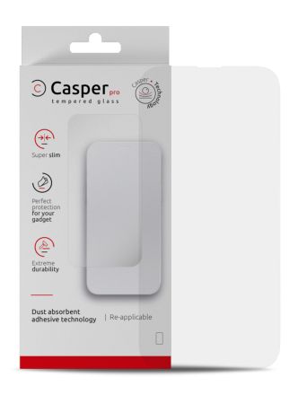 Casper Clear iPhone 14 Pro (Retail Pack) (Clear) Casper Pro Tempered Glass