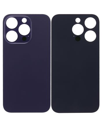 Deep Purple iPhone 14 Pro (No Logo / Large Camera Hole) Back Glass With 3M Adhesive