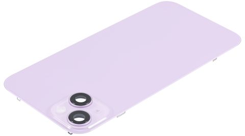 Purple iPhone 14 Plus (No Logo) Back Glass With Steel Plate With Wireless NFC & MagSafe Magnet Pre-Installed