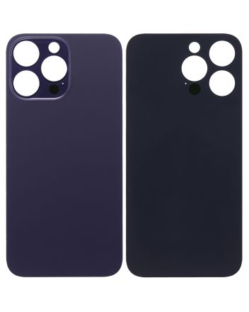 Deep Purple iPhone 14 Pro Max (No Logo / Large Camera Hole) Back Glass With 3M Adhesive