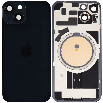 Pull Midnight iPhone 14 (Used OEM Pull: Grade A) Back Glass With Steel Plate With MagSafe Magnet Pre-Installed