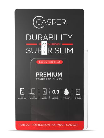 Casper Clear iPad Mini 1 / iPad Mini 2 / iPad Mini 3 (Retail Pack) (Clear) Casper Tempered Glass