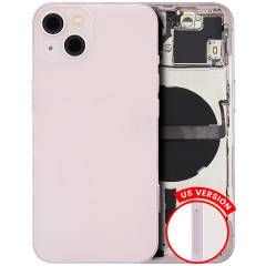 Pull Pink iPhone 13 (US Version) (Used OEM Pull: Grade A) Back Housing W/ Small Components Pre-Installed