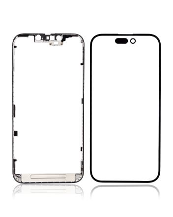 iPhone 14 Pro (OCA Master) 2 in 1 With Frame Included (Front Glass + OCA Pre-Installed)