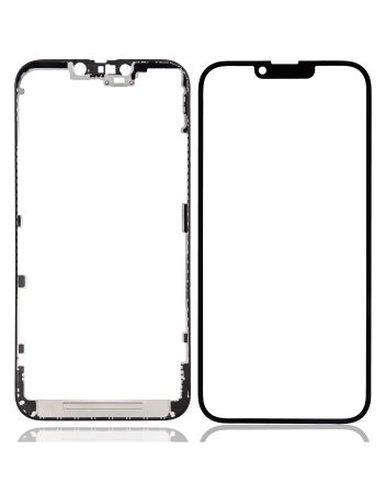 iPhone 14 Plus (OCA Master) 2 in 1 With Frame Included (Front Glass + OCA Pre-Installed)