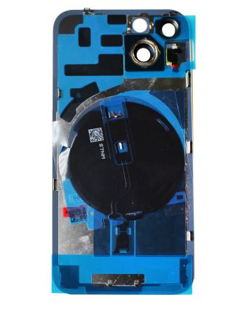 Yellow iPhone 14 (No Logo) Back Glass With Steel Plate With Wireless NFC & MagSafe Magnet Pre-Installed