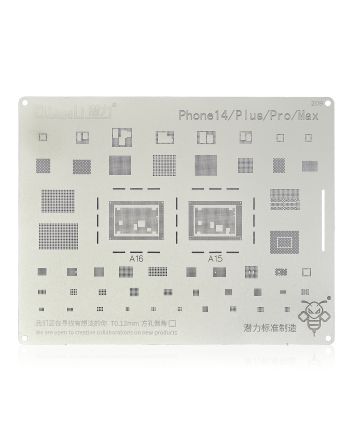 Bumblebee Stencil (QS209) For iPhone 14 / iPhone 14 Plus / iPhone 14 Pro / iPhone 14 Pro Max (Qianli)  