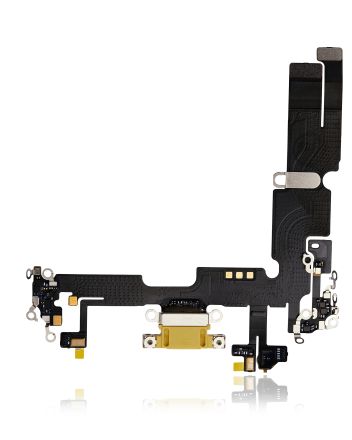 Yellow Premium iPhone 14 Plus Charging Port Flex Cable