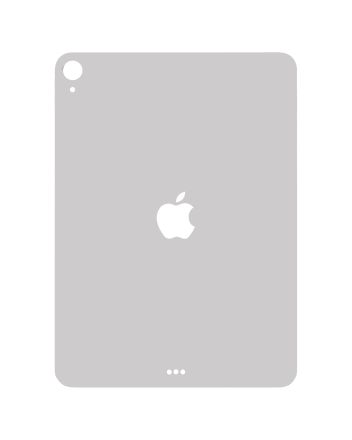 Silver iPad Air 4 Bottom Skin