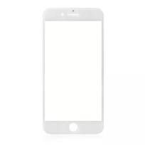 White iPhone 8 (2 Pack) 2 in 1 (Front Glass + Frame)