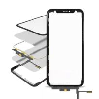 iPhone XS Max (OCA Master) 4 in 1 With Frame Included (Front Glass + OCA + Short Touch + OCA Pre-Installed)