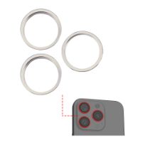 iPhone 15 Pro (White Titanium) (3 Piece Set) Back Camera Bezel Ring Only