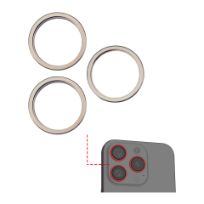 iPhone 15 Pro (Natural Titanium) (3 Piece Set) Back Camera Bezel Ring Only