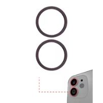 Black iPhone 11 / 12 / 12 Mini (Black) (2 Piece Set) (10 Pack) Back Camera Bezel Ring Only