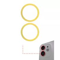 Yellow iPhone 11  (2 Piece Set) (10 Pack) Back Camera Bezel Ring Only