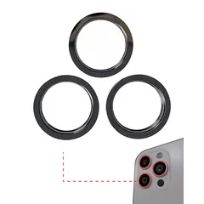 Graphite iPhone 12 Pro  (3 Piece Set) (10 Pack) Back Camera Bezel Ring Only