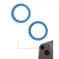 Blue iPhone 13 / 13 Mini  (2 Piece Set) Back Camera Bezel Ring Only