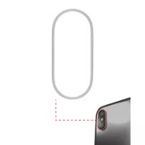 Silver iPhone X  (10 Pack) Back Camera Bezel Ring Only