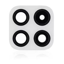 White Samsung Galaxy A22 5G (A226 / 2021) Back Camera Lens (Glass Only) With Adhesive