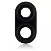 Black Motorola Moto E (XT2052 / 2020)  (2 Piece Set) Back Camera Lens (Glass Only) With Adhesive