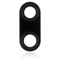 Black Motorola Moto E6s (XT2053-1 / XT2053-2 / 2020) / E6i (XT2053-5 / 2021) Back Camera Lens (Glass Only) With Adhesive