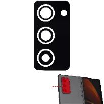 Mystic Black Samsung Galaxy Z Fold 2 5G  (10 Pack) Back Camera Lens (Glass Only) With Adhesive
