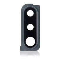 Black Samsung Galaxy A30s (A307 / 2019) (Black) Back Camera Lens With Bracket / Bezel