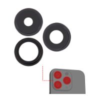 Premium Titanium Black iPhone 15 Pro (3 Piece Set)  (Black Titanium) Back Camera Lens With Bracket & Bezel