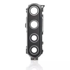 Moonlight White Xiaomi Redmi Note 8 Back Camera Lens With Bracket / Bezel