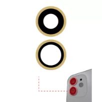 Premium Yellow iPhone 11  (Real Sapphire / Premium) Back Camera Lens With Bracket & Bezel