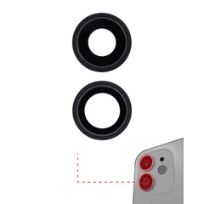 Premium Black iPhone 12 / 12 Mini (Black) (Real Sapphire / Premium) Back Camera Lens With Bracket & Bezel