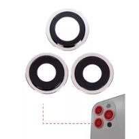 Premium Silver iPhone 12 Pro  (Real Sapphire / Premium) Back Camera Lens With Bracket & Bezel