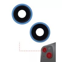 Premium Blue iPhone 13 / 13 Mini  (Real Sapphire / Premium) Back Camera Lens With Bracket & Bezel