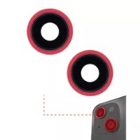 Premium Red iPhone 13 / 13 Mini  (Real Sapphire / Premium) Back Camera Lens With Bracket & Bezel