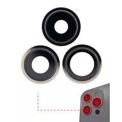 Premium Gold iPhone 13 Pro / 13 Pro Max  (Real Sapphire / Premium) Back Camera Lens With Bracket & Bezel