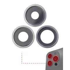 Premium Graphite iPhone 13 Pro / 13 Pro Max  (Real Sapphire / Premium) Back Camera Lens With Bracket & Bezel