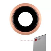 Premium Gold iPhone 8  (10 Pack) (Real Sapphire l Premium) Back Camera Lens With Bracket & Bezel