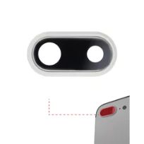 Premium Silver iPhone 8 Plus  (10 Pack) (Real Sapphire l Premium) Back Camera Lens With Bracket & Bezel