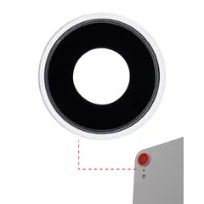 Premium White iPhone XR  (10 Pack) (Real Sapphire l Premium) Back Camera Lens With Bracket & Bezel