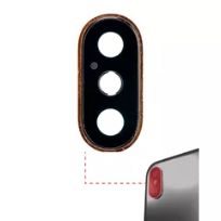 Gold iPhone XS / XS Max Back Camera Lens With Bracket & Bezel